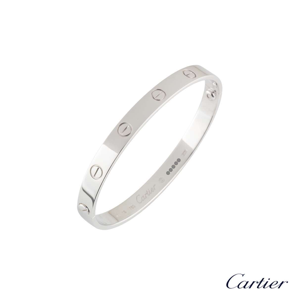 Cartier Love Bracelet Size 20 B6035420 | Rich Diamonds